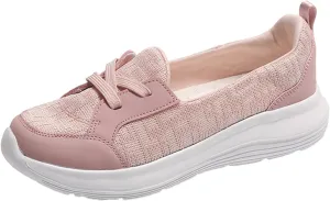 Cathalem Diabetic Shoes for Women, Orthopedic Women's Breathable Slip On Arch Support Non-Slip Shoes Slip on Sneakers Women