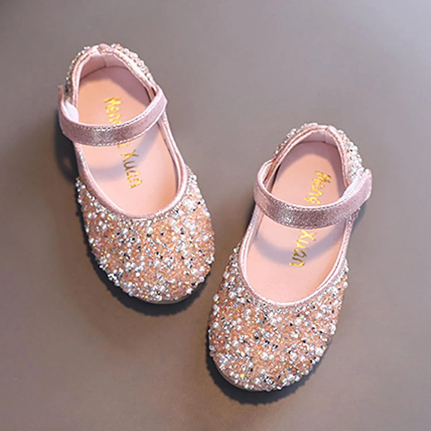 Little Girls Dress Shoes Toddler Dress Shoes Flower Girl Shoes for Weeding Toddler Ballet Flat Sweater Boot for Girls