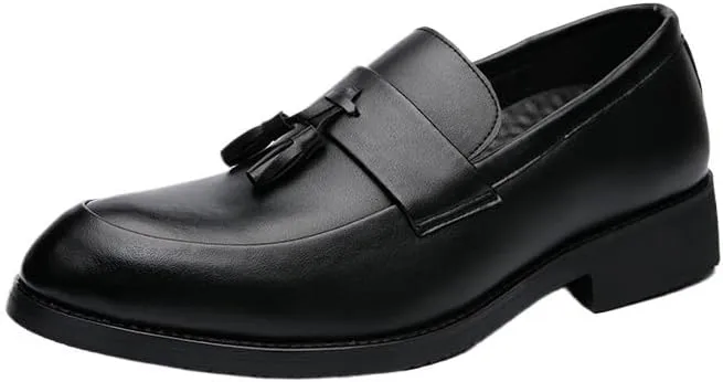 Men Casual Genuine Leather Slip On Loafers Causal Dress Boat Shoes Drive