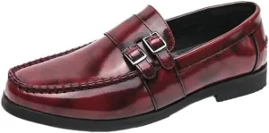Mens Loafers Slip On Loafer Leather Casual Walking Shoes Comfortable for Work Office Dress Outdoor