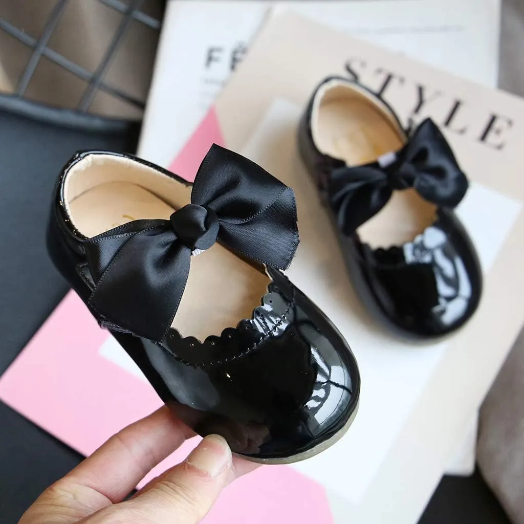 School Uniform Dress Shoes for Toddler Girls Mary Jane Flat Flower Girl Shoes Little Kid Ballet Shoes Church Shoes