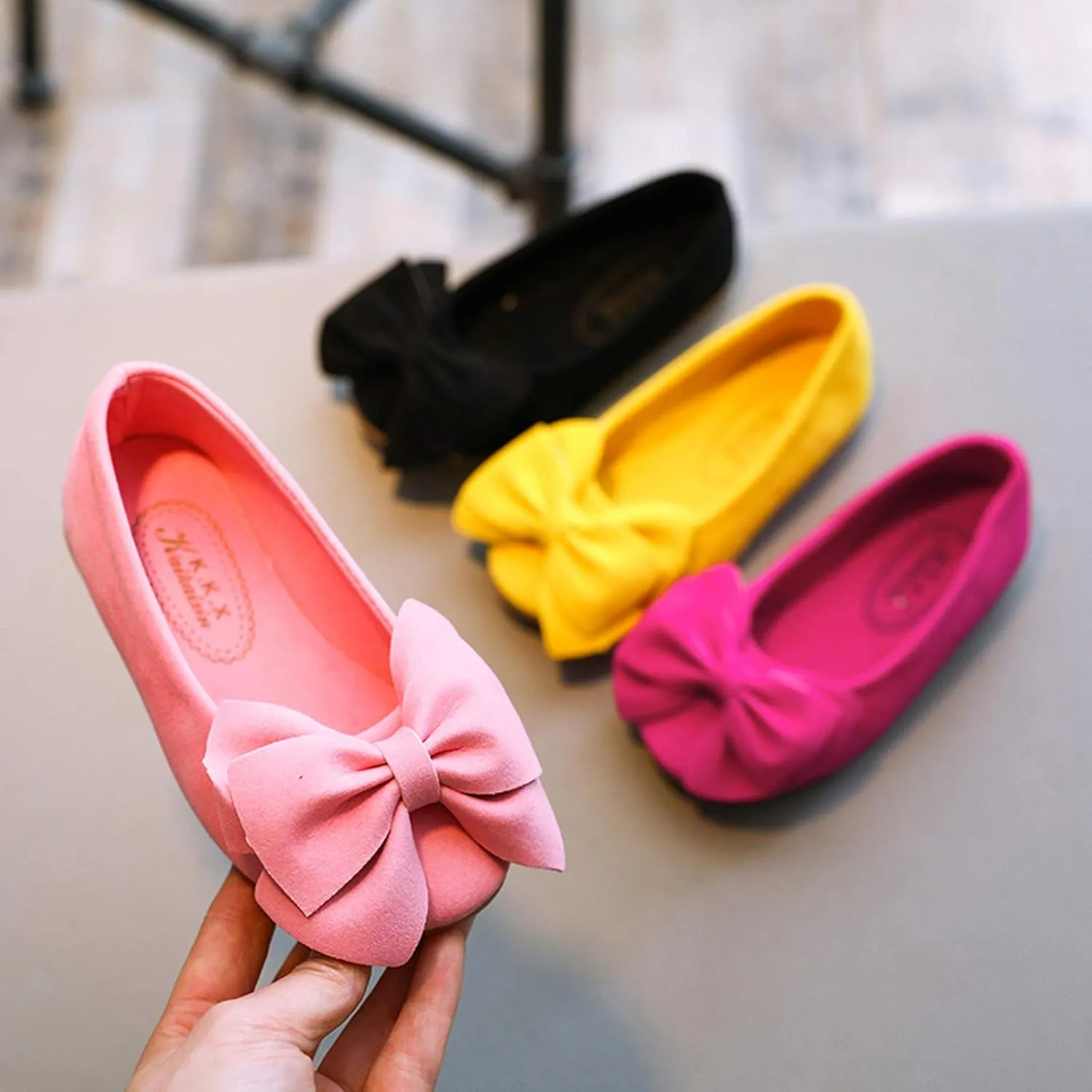 Toddler Dress Shoes Flower Girl Shoes for Weeding Baby Cute Mary Jane Shoes Ballet Flat for Baby Girl Dress Shoes